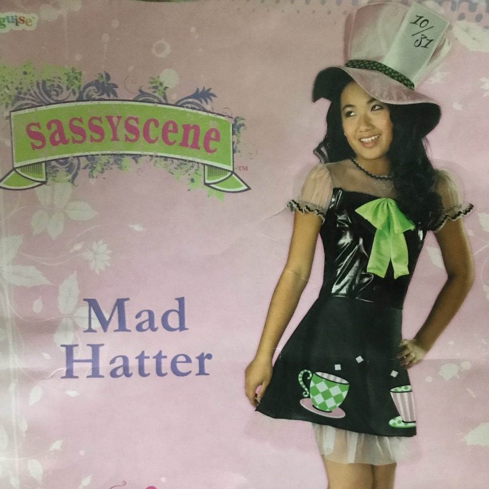 GIRLS MAD HATTER COSTUME